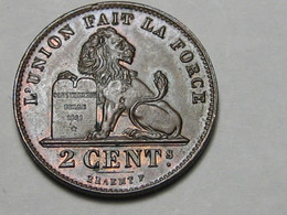 SUP 2 CENTIMES 1905 -  BELGIQUE - LEOPOLD Ier  (#45) - 2 Cents