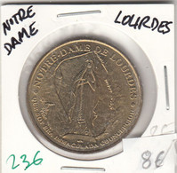 CRM0236 MEDALLA LOURDES NOTRE DAME 8 - Other & Unclassified