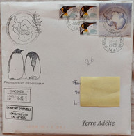 TAAF Courrier De CONCORDIA (station) 13/12/2020 Via DUMONT, Pendant Confinement Stricte! - Briefe U. Dokumente