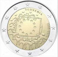 SLOVENIA  2 Euro 2015 " Bandiera Europea"  FDC - Slovenia