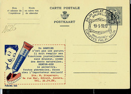 Publibel Obl. N° 1626  ( Colle Pour Dentier - DENTUR - EZE ) Obl. BXL  19/09/59 - Publibels