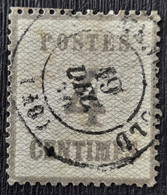 France 1870 Alsace-Lorraine N°3b Burelage Renversé Ob TB Cote 260€ - Usati