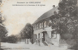 68)    CHALAMPE  -  Souvenir De Chalampé Café Restaurant De La Couronne P.E. LUCAS - Chalampé