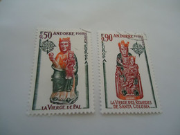 ANDORRA  USED STAMPS  EUROPA 1975 - 1956