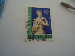 ITALY  USED STAMPS  EUROPA WITH  POSTMARK - 1956