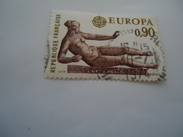 FRANCE  USED STAMPS  EUROPA WITH  POSTMARK - 1956