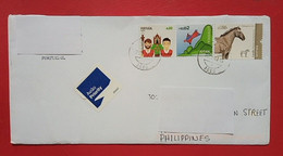 Cover From Portugal To Philippines - Briefe U. Dokumente