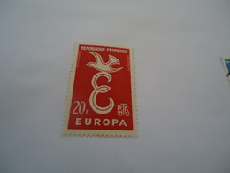 FRANCE   USED STAMPS  EUROPA - 1956