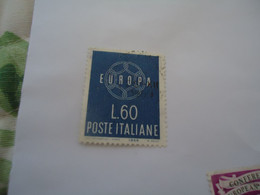 ITALY  USED STAMPS  EUROPA WITH POSTMARK - 1956