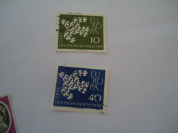 GERMANY  USED STAMPS    EUROPA - 1956