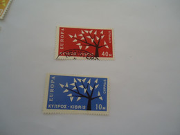 CYPRUS   USED STAMPS  EUROPA - 1956