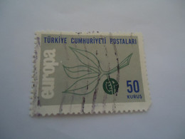 TURKEY  USED STAMPS  EUROPA - 1956