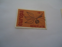NETHERLANDS  USED STAMPS EUROPA - 1956