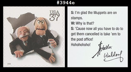 US #3944e MNH Jim Henson Muppets Statler And Waldorf - Nuevos
