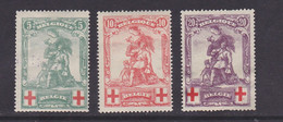 STAMPS-BELGIUM-1914-UNUSED-MH*-SEE-SCAN - 1914-1915 Croix-Rouge