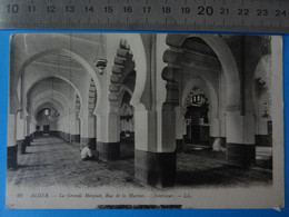 CPA N° 23 ALGER (Algérie) La Grande Mosquée, Rue De La Marine - Intérieur édit. L.L. Repiquée Maggi Potages Publicité - Alger
