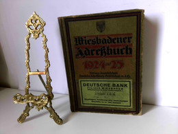 Wiesbadener Adressbuch 1924 - 1925 - Hessen