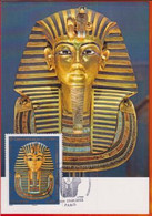 CM-Carte Maximum  Card #2022-France # ART-ARCHEOLOGIE-TOMBEAU(Tomb) Du Pharaon TOUTÂNKHAMON-Masque En Or -Golden Mask - 2020-…