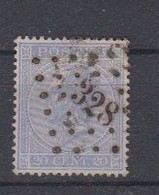 BELGIË - OBP - 1865/66 - Nr 18A  (PT 328 - (ST.NICOLAS)) - (T/D 15) - Puntstempels