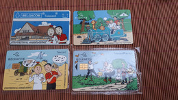 Bob Et Bobette 4 Phonecards (Mint,Neuve) Very Rare - Fumetti