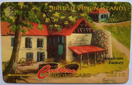 BVI Cable And Wireless US$10  218CVVB " BVI Cultural Heritage- Sugarcane Factory " - Virgin Islands