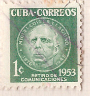 PIA- CUBA - 1953 : A Profitto Della Cassa Dei Pensionati Delle Poste - M.C.Laguno - (Yv  397) - Used Stamps