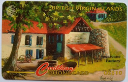 BVI Cable And Wireless US$10  193CBVH " BVI Cultural Heritage - Sugarcane Factory " - Jungferninseln (Virgin I.)