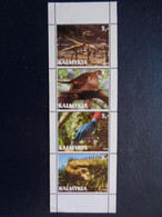 KALMYKIA 2003 BLOC 4 TIMBRES - ANIMAUX DIVERS - Caucase