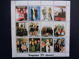 ALTAY 2001 BLOC 12 TIMBRES - POPULAR TV SHOWS - Siberia E Estremo Oriente