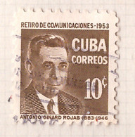 PIA- CUBA - 1953 : A Profitto Della Cassa Dei Pensionati Delle Poste - A.Ginard-Rojas - (Yv  401) - Gebraucht