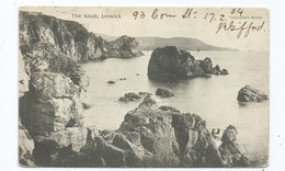 Scotland  Postcard Shetland The Knab Lerwick Posted 1904interesting Postmarks Lerwick Etc. To Pay - Shetland