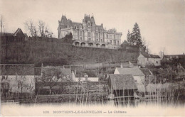 CPA - 28 - MONTIGNY LE GANNELON - Le Château - Dos Non Divisé - Montigny-le-Gannelon