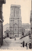 CPA - 29 - MORLAIX - Eglise St Mathieu - Charette à Cheval - Morlaix