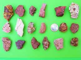 Collection Minéraux : Mineral Minerai BAUXITE Bauxit Bauxiet 18 Pierres Bauxites Bauxita France Minéralogie Mineralogy - Minéraux