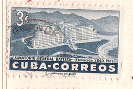 PIA- CUBA - 1954 : Sanatorio "General Batista" - (Yv  414) - Gebraucht