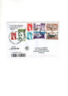 France Lettre Suivie 2022 8 Timbres - Storia Postale