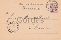 Germany - Hanau - Stationery - 1886 - Hanau