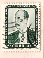 PIA- CUBA - 1957 : Centenario Della Nascita Di Martin Morua Delgado, Difensore Della Confraternita - (Yv  444) - Gebraucht