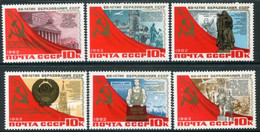 SOVIET UNION 1982 60th Anniversary Of USSR MNH / **.  Michel 5222-27 - Ungebraucht