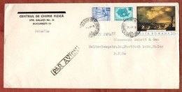 Luftpost, Backhuysen Meer U.a., Bukarest Nach Mainz 1972 (7828) - Brieven En Documenten