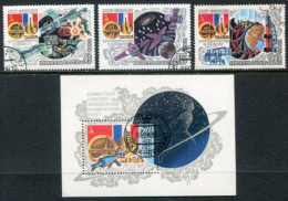 SOVIET UNION 1982 Joint Space Flight With France Used.  Michel 5190-92 - Usati