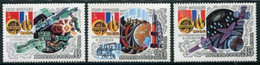 SOVIET UNION 1982 Joint Space Flight With France MNH / **.  Michel 5190-92 - Nuevos