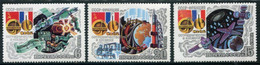 SOVIET UNION 1982 Joint Space Flight With France MNH / **.  Michel 5190-92 - Ongebruikt