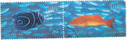 China 1998, Michel# 2978 - 2979 Seafloor World-Coral Reef Ornamental Fish - Used Stamps