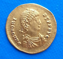 Honorius AV Solidus. Sirmium, AD 395-397. - El Bajo Imperio Romano (363 / 476)