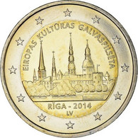 LETTONIA  2014  2  EURO  RIGA  FDC - Lettonie