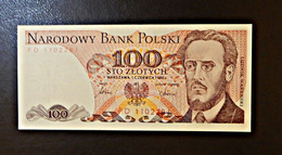 A4 POLOGNE  BILLETS DU MONDE WORLD BANKNOTES  100 STO ZLOTYCH - Pologne