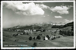 Schwellbrunn Mit Säntiskette 1956 Foto Gross - Schwellbrunn