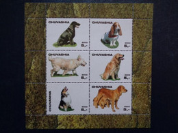 CHUVASHIA 2003 BLOC 6 TIMBRES - CHIENS DIVERS - Ongebruikt