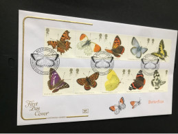 2013 GB Butterflies Set Cotswold First Day Cover Present Face £13.50 See Photos - 2011-2020 Dezimalausgaben